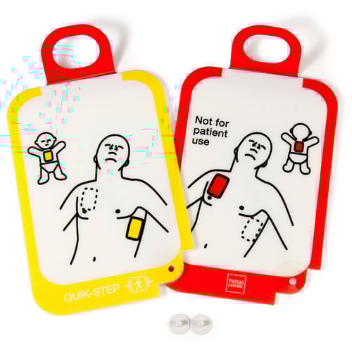 Physio-Control LIFEPAK CR2 AED Training System Replacement Electrode Pads - 11250-000140