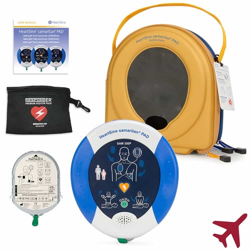 HeartSine samaritan PAD 350P/360P for Aviation (TSO-C142a)